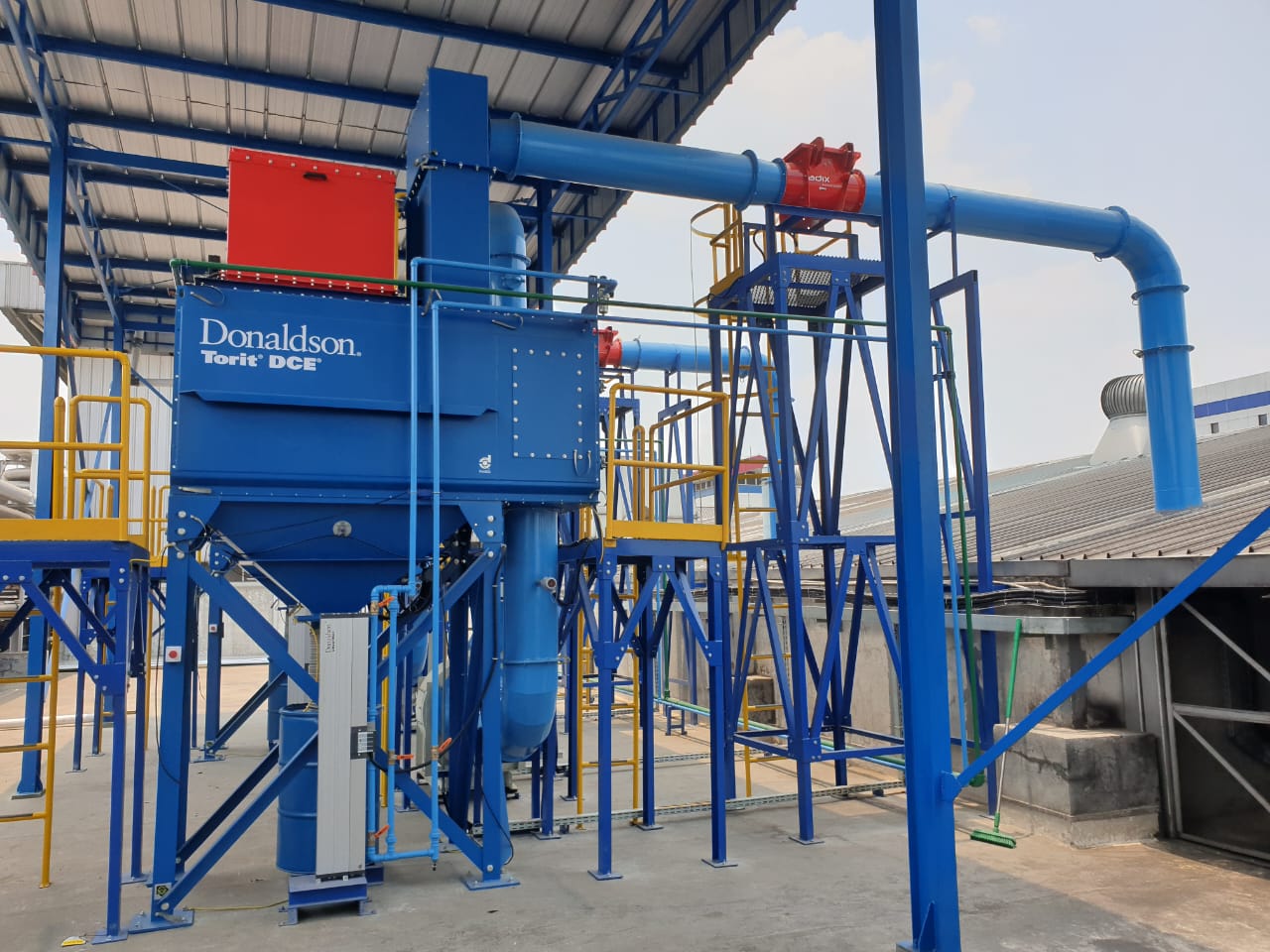 Donaldson Torit DCE industrial installation